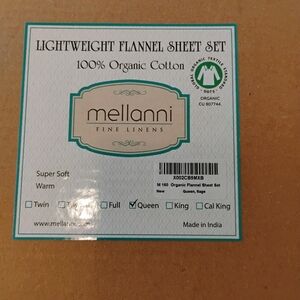 Mellanni Queen Size Flannel Sheet Set